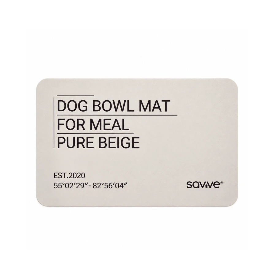 Коврик под миску PURE BEIGE